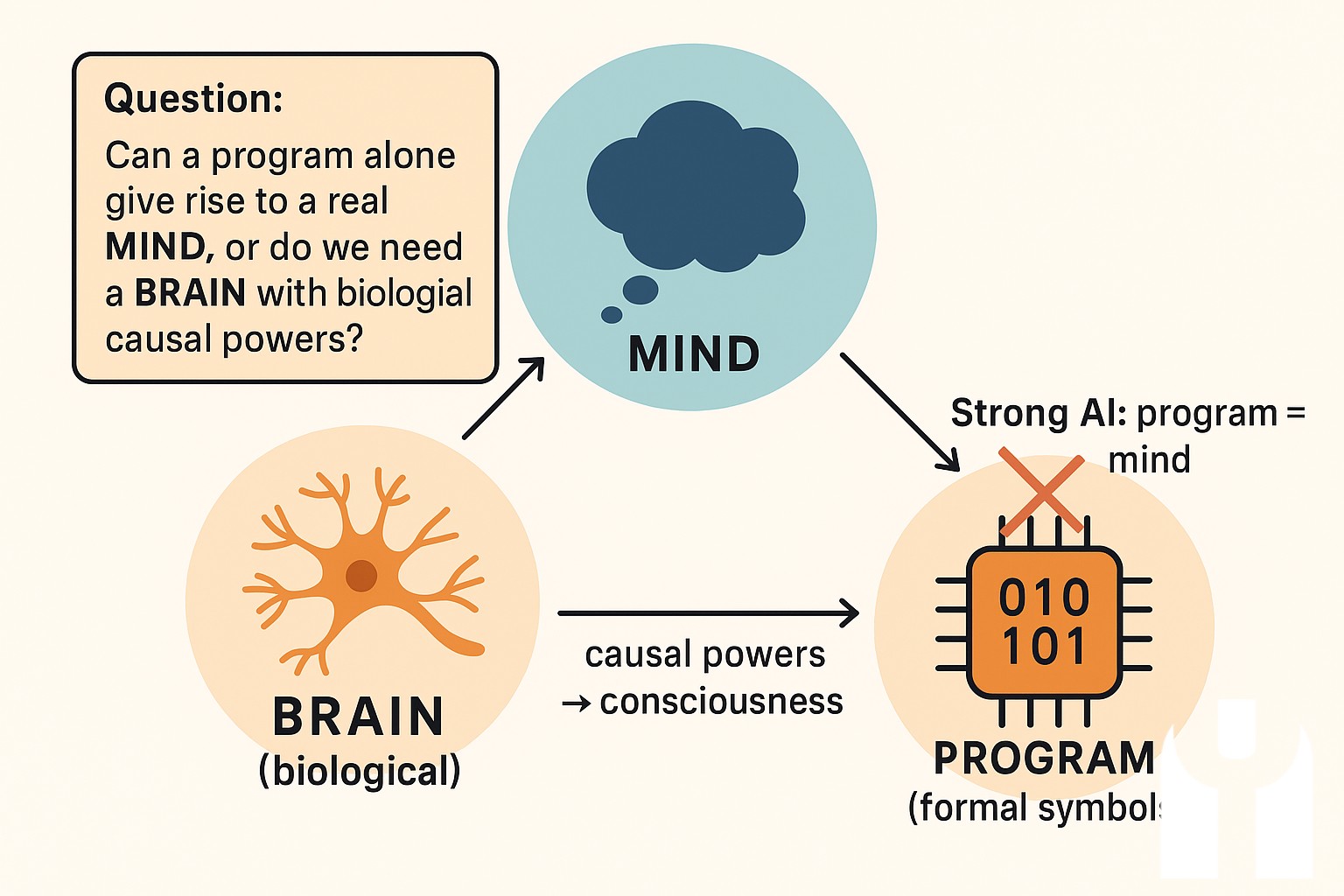 존 서얼의 논문 ‘Minds, brains, and programs’ 에서