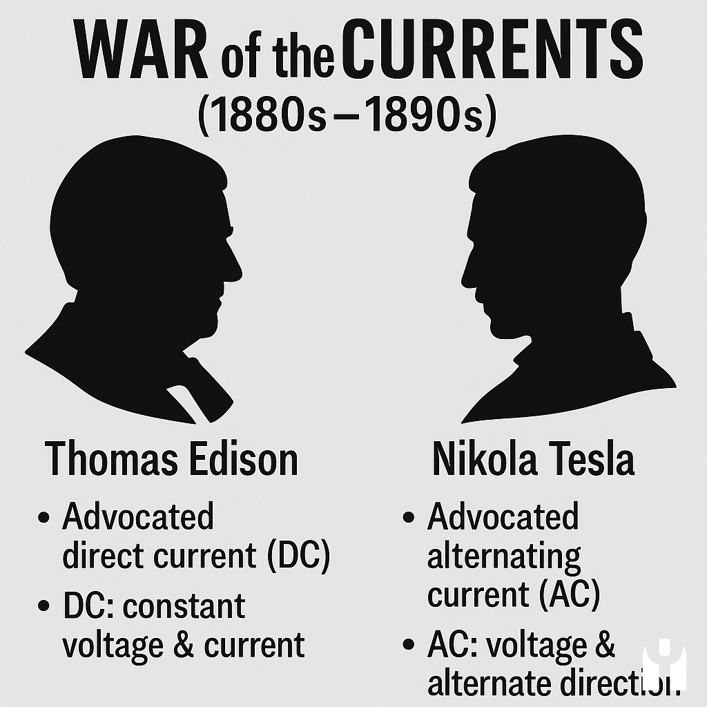 현대 전기의 운명을 바꾼 전류 전쟁(War of the Currents)