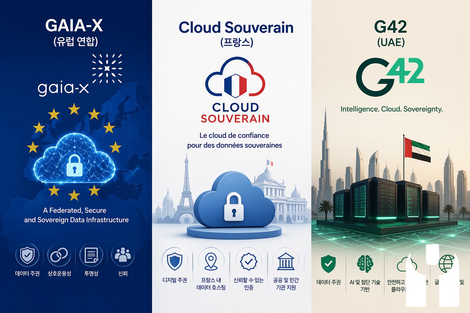 GAIA-X, Cloud Souverain, G42는 …