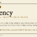solvency · 오늘의 영어 단어