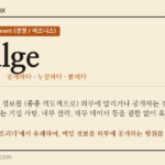 divulge · 오늘의 영어 단어